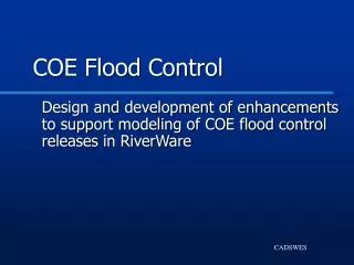 COE Flood Control