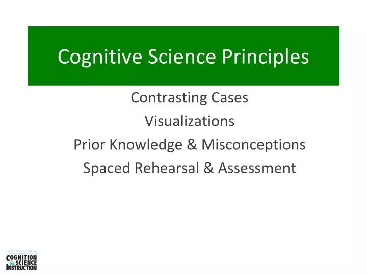 cognitive science principles