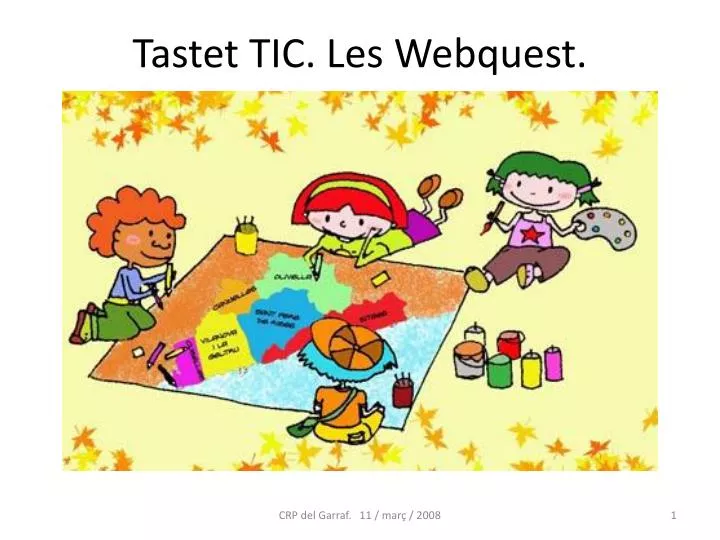 tastet tic les webquest