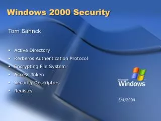 Windows 2000 Security