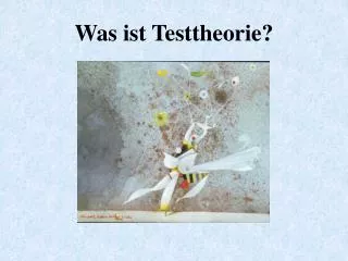 was ist testtheorie
