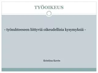 ty oikeus