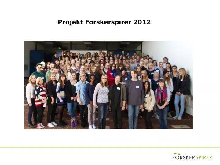 projekt forskerspirer 2012