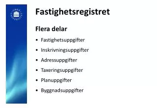 fastighetsregistret