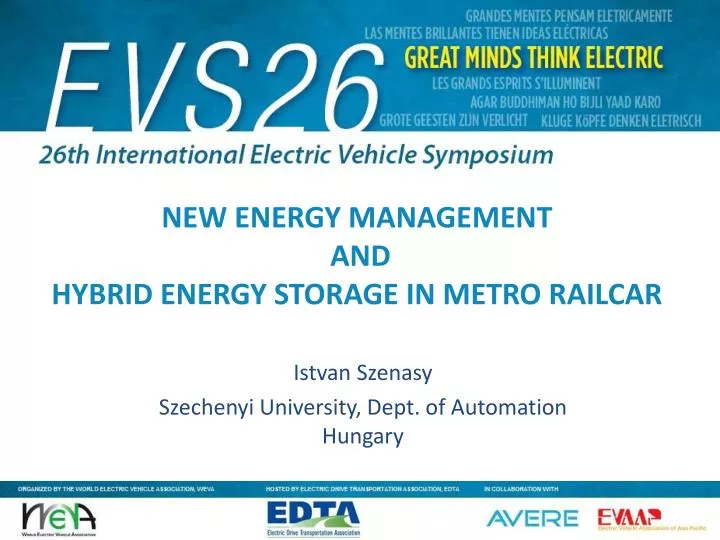 new energy management and hybrid energy storage in metro railcar