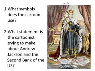 What symbols does the cartoon use?