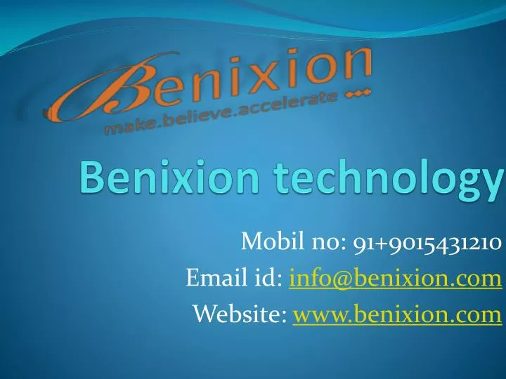 benixion technology