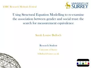 ESRC Research Methods Festival