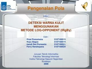 pengenalan pola