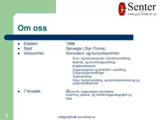 om oss