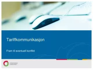 tariffkommunikasjon