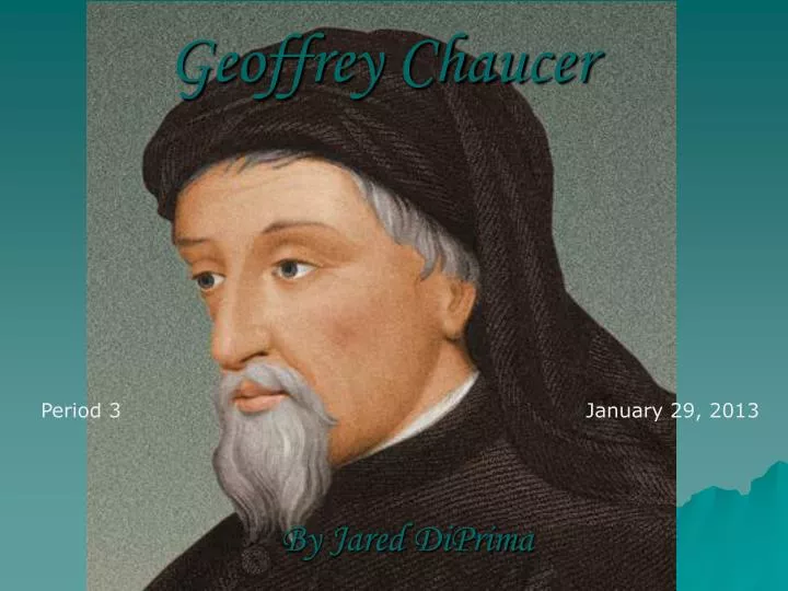 geoffrey chaucer