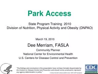 Park Access