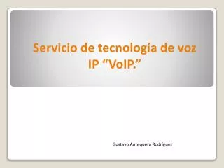 servicio de tecnolog a de voz ip voip