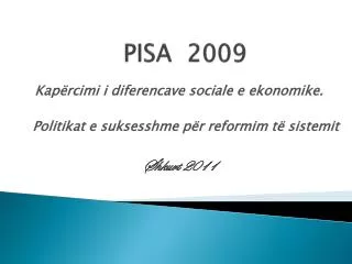 pisa 2009