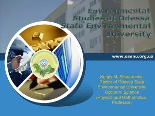 Environmental Studies at Odessa State Environmental University