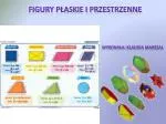 Figury płaskie I PRZESTRZENNE - slide 1