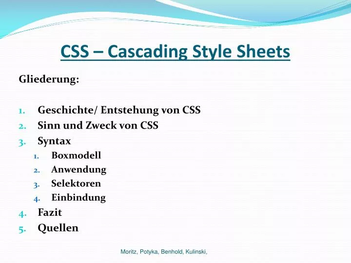 css cascading style sheets