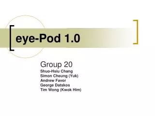 eye-Pod 1.0