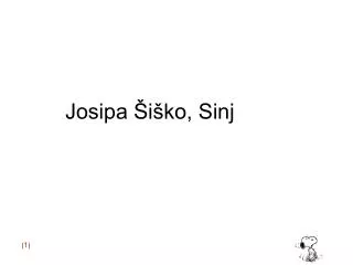 josipa i ko sinj