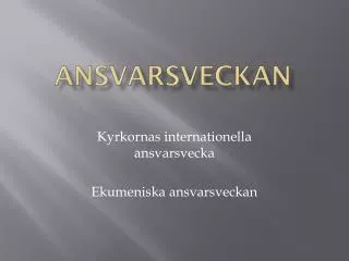 ansvarsveckan