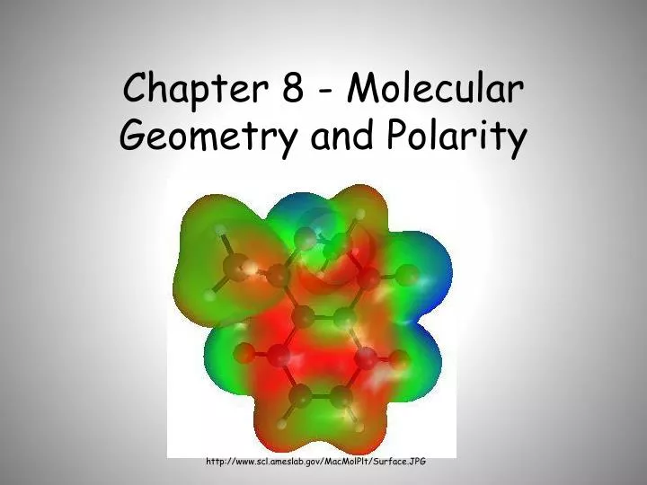 chapter 8 molecular geometry and polarity