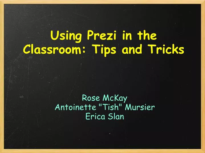 using prezi in the classroom tips and tricks