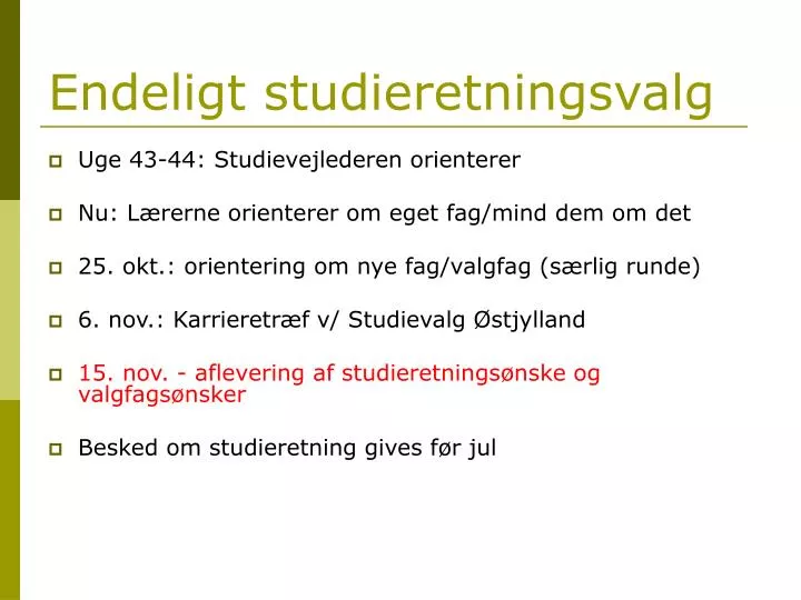 endeligt studieretningsvalg