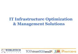 IT Infrastructure Optimization &amp; Management Solutions