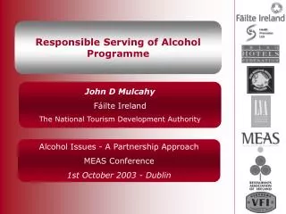 Responsible Serving of Alcohol Programme