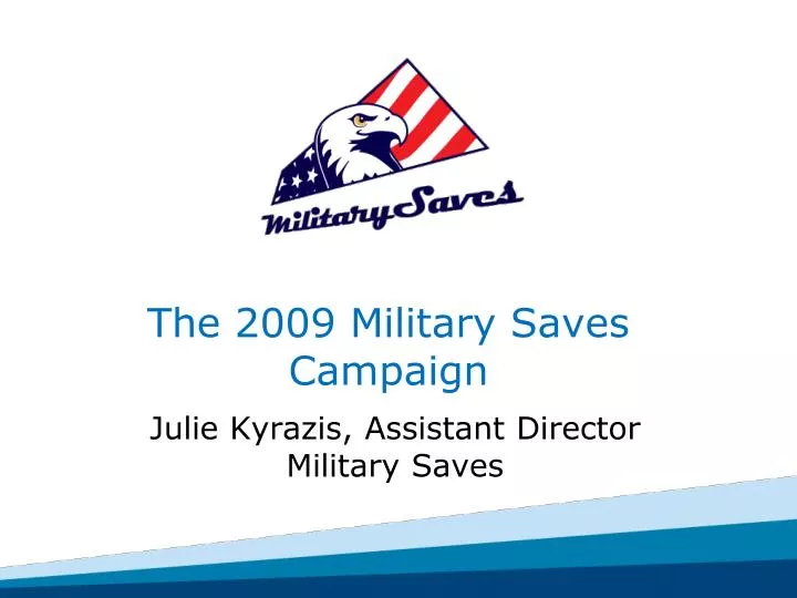 the 2009 military saves campaign