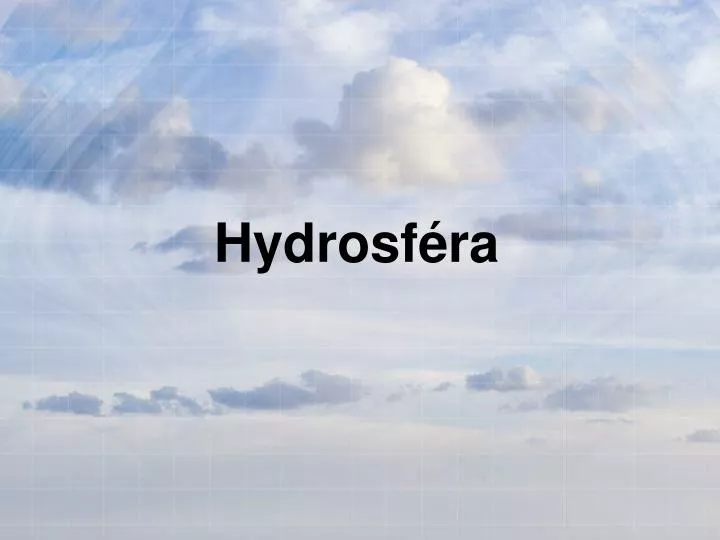 hydrosf ra