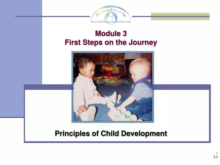 module 3 first steps on the journey