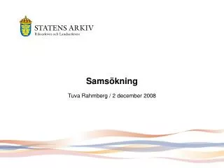 sams kning