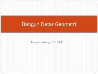 bangun datar geometri