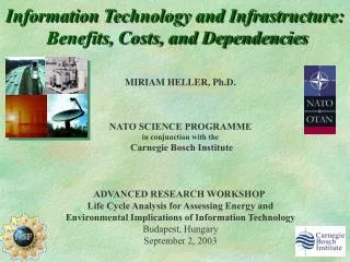 Information Technology and Infrastructure: Benefits, Costs, and Dependencies
