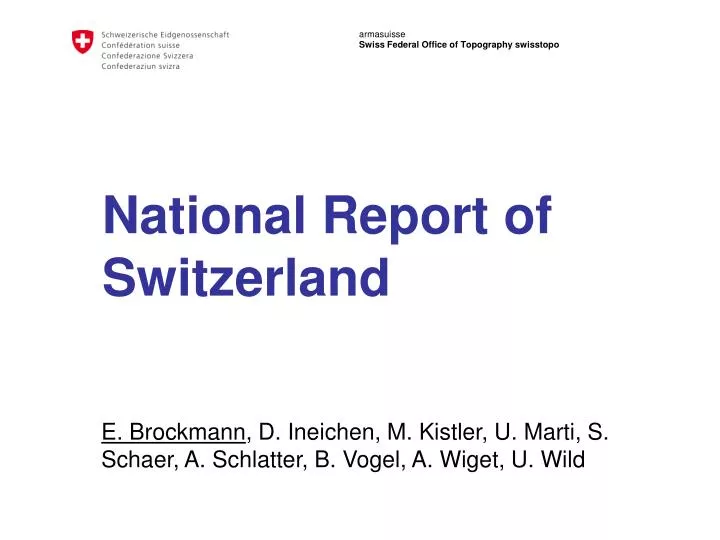 national report of switzerland
