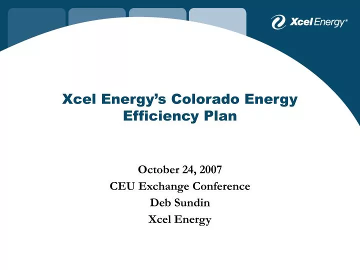 xcel energy s colorado energy efficiency plan