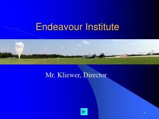 Endeavour Institute