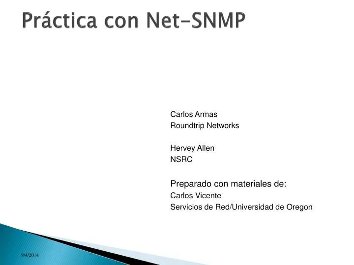 pr ctica con net snmp