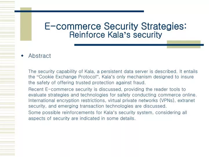 e commerce security strategies reinforce kala s security