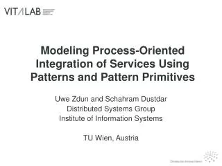 Modeling Process-Oriented Integration of Services Using Patterns and Pattern Primitives