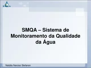 smqa sistema de monitoramento da qualidade da gua