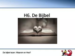 h6 de bijbel