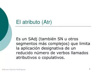 el atributo atr