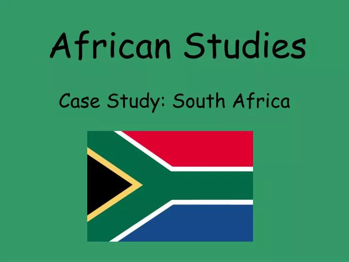 african studies