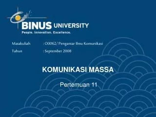 komunikasi massa pertemuan 11