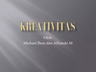 kreativitas