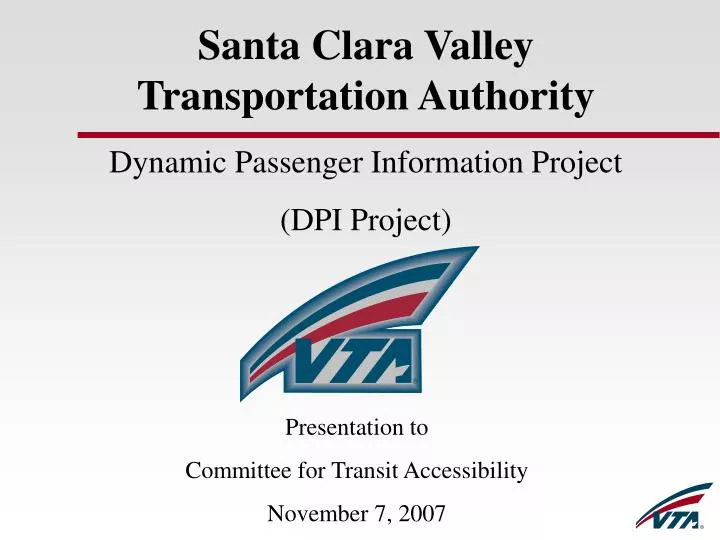 santa clara valley transportation authority