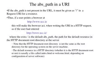 The abs_path in a URI